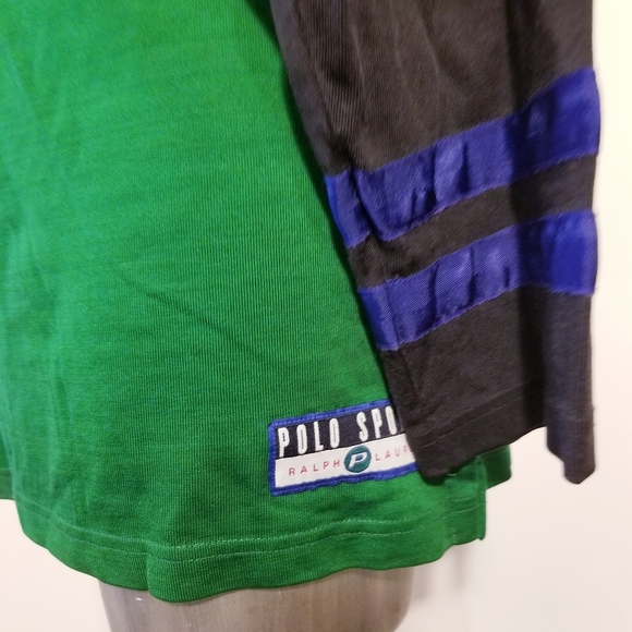 Polo sport ralph lauren multicolor embroidered letters man large stadium crew - Picture 4 of 13